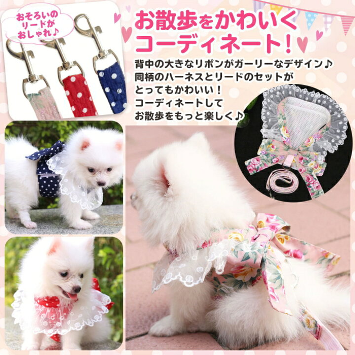 楽天市場 棚替えセールお得商品 ペット ハーネス 犬 猫 小型犬 リボンハーネス リード付き レース ワンピース ペット服 ペットウェア フラワー ピンク ネイビー レッド リボンハーネス 雑貨ペットいい物いっぱいraramart 楽天市場 棚替えセールお得商品 ペット ハーネス 犬 猫 小型犬 リボンハーネス リード付き レース ワンピース ペット服 ペットウェア フラワー ピンク ネイビー レッド リボンハーネス 雑貨ペットいい物いっぱいraramart