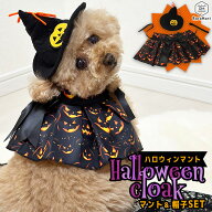 犬 ハロウィン 猫 ハロウィン 服 ハロウィン マント 帽子付き 犬服 猫服 ペット 仮装 魔女 かぼちゃ 着ぐ…