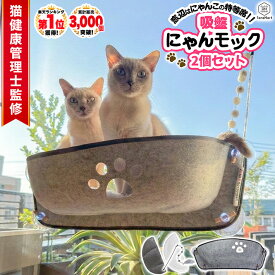 ＼4時間限定CP本日20時〜／◆楽天 ランキング 1位◆【リニューアル版】【2個セット】猫 窓 ハンモック ペットベッド ねこ ハンモック 吸盤 にゃんモック ニャンモック 窓用 壁 ウィンドウベッド ボアマット ゴザマット付き 春 夏 秋 冬 70x25cm/2個セット吸盤ハンモック