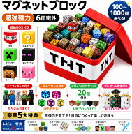 【タイムセール 全品25%,2点30%OFF】マグネット ブロック マインクラフト 磁石 100-1000pcsセット ランダ…