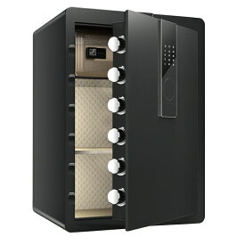 金庫 家庭用 大型 セキュリティーボックス テンキー 防犯金庫 棚 一年保証 minesto 100L ブラック