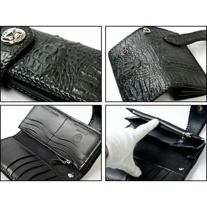 楽天市場】メンズ 長財布 GODANE ゴダン ハンドメイド カイマンクロコ  