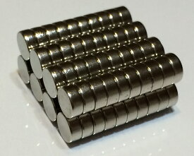 ネオジム磁石φ6mm×5mm(N35) 80個セットネオジウム 超強力 マグネット　強力磁石　永久磁石　いろいろ使えますリール改造・燃費アップ・フィギア・プラモデル・日曜大工・工作・DIY・紙留め・実験・手品・鳩よけ・手芸