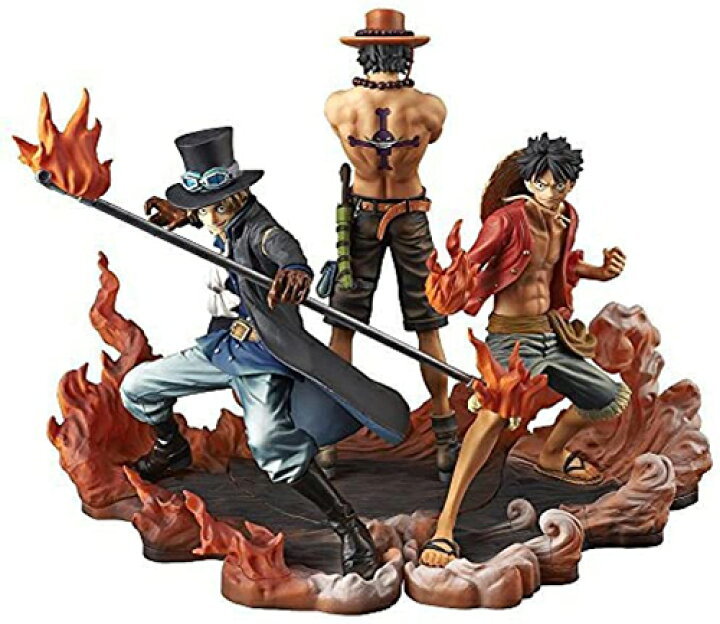 楽天市場 One Piece ワンピース Dxフィギュア Brotherhoodii ルフィ エース サボ 全3種 ブラザーフッド モンキー D ルフィ ポートガス D エース サボ 国内正規品 中古 海外直輸入used レアモン楽天市場店