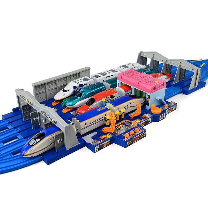 楽天市場】【新品】 プラレール おおきな列車メンテナンスステーション 