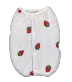 【ポイント10倍！】ジジ・ルシアン ZIZILECHI イチゴ刺繍背中開き 秋冬モデル 犬洋服 犬服 犬の服/ペット衣類