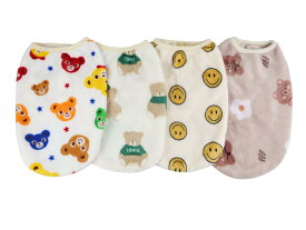 【ポイント10倍！】ジジ・ルシアン ZIZILECHI クマチャン ふわふわタンクトップ ベスト ボア トレーナー 秋冬モデル 犬洋服 犬服 犬の服/ペット衣類