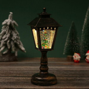 【限定15%OFFクーポン】クリスマス led ランタン ライト ledライト 飾り 街灯 暖色 電池式 USB給電 クリスマス 光る 置物 装飾 卓上 レトロ オブジェ デコレーション サンタさん 雪だるま スノー