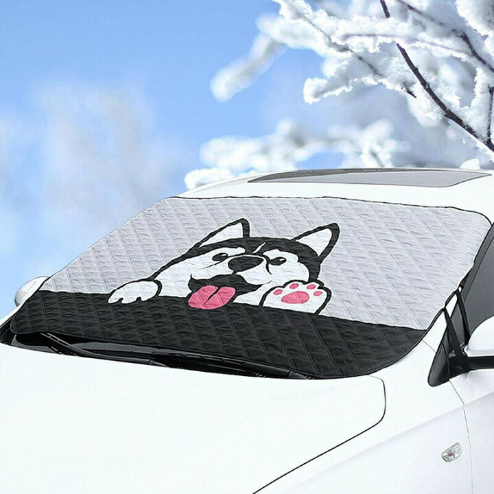 楽天市場】カーフロントカバー 車のスノーカバー フロントガラスカバー 