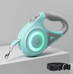 伸縮リード リード LED照明 犬リード伸縮 犬用品 犬用リード ロングリード 長持ち 巻き取り 伸びるリード ライト付 大型犬 ストラップ 巻き取り式 ドッグリード