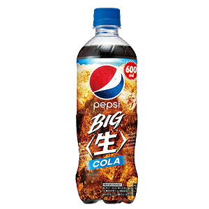 サントリー(SUNTORY)ペプシ BIG〈生〉 コーラ COLA 600mlPET×24本(1ケース)