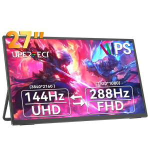 ���o�C�����j�^�[4K144Hz1080P288Hz27�C���`UPERFECT�Q�[�~���O���j�^�[�N���G�C�^�[�������o�C���f�B�X�v���C�V�l�}�i�����ʃ|�[�^�u���f�B�X�v���C�u���[���C�g�ጸFreeSyncHDR�����IPS
