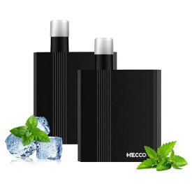 HECCOターレスネクスト交換用カートリッジ2個禁煙サポートシーシャたばこカプセル対応フレーバーノンニコチン・タール・色素0リキッドメンソール+アイスミント清涼感+スーパー清涼感2…