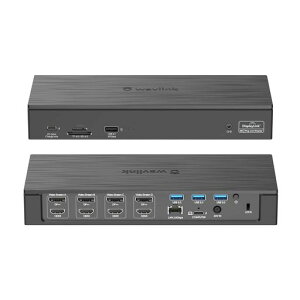 WavlinkUSBC�f���A��5K���j�o�[�T���h�b�L���O�X�e�[�V����USBCPC�h�b�N(Thunderbolt3)4xDP�A4xHDMI�A2.5G�C�[�T�l�b�g�A100WPD(�z�X�g)�A3xUSB3.0