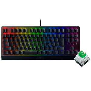 Razer�Q�[�~���O�L�[�{�[�h�e���L�[���X���J�j�J���L�[�{�[�hBlackWidowV3TenkeylessJP-GreenSwitch���J�j�J���O���[�����N���A�n�E�W���OChromaRGB���ϋv�A���~���g�b�v�v���[�g