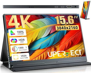 EVICIV 4K ���o�C�����j�^�[ 15.6�C���` ����� QLED �l�C �|�[�^�u�����j�^�[ UHD 3840x2160 125% sRGB �L�F�� 1200:1�R���g���X�g ���o�C���f�B�X�v���C �ی�J�o�[�t�� HDR VESA�Ή� �Ǌ|���\