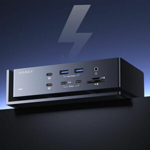 iVANKY FusionDock Max 1 20-in-2 Thunderbolt 4 �h�b�L���O�X�e�[�V���� �f���A�� TB4 �`�b�v����