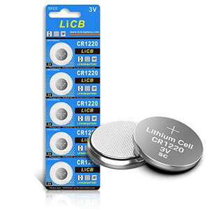 LiCB5��CR1220�R�C���`���`�E���d�r3V1220����[���V���[�Y�{�^���d�r