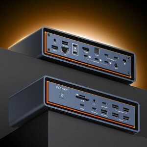 iVANKY FusionDock Max 2 Thunderbolt 5�ƌ݊���������܂��A23-in-1 Triple ���j�^�[�h�b�L���O�X�e�[�V�����A120Gbps�h�b�N for MacBook M1/M2/M3/M4