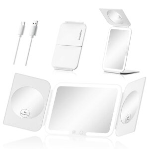 BeautifiveLEDD~[ϋOʋ1X/3X/10Xg勾LEDCgt3FiK܂ݎpx\USB[d5000mAheʎ[֗sp^тɕ֗ϋRpNg