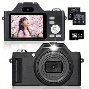 4K �f�W�J���f�W�^���J�����I�[�g�t�H�[�J�X 4K����B�e 5800����f16X�f�W�^���Y�[���R���p�N�g 2.8�C���`���ʃo�b�e���[2�y�� �C�w���s �w�� ���S�� Vlog�J���� YouTube�p�E�F�u�J������c