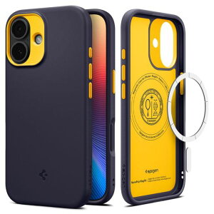 Spigen �y�n��18�N�̋Z�p�́z iPhone 17 �P�[�X MagSafe�Ή� �}�O�l�b�g���� �X�g���b�v�z�[�� �ČRMIL�K�i �i�m�|�b�v�E�}�O�t�B�b�g (�u���[�x���[�E�l�C�r�[) ACS09990