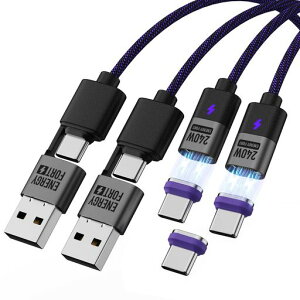 SIKAICASE2in1USBTypeC�}�O�l�b�g���[�d�P�[�u��240W�܂�PD3.15A�}���[�d�y���C���E��USB-A+USB-C�z�h�oMacBookPro/AiriPadPro/Mini6�AGalaxyS23S22