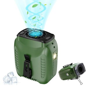 【2025最強モデル・1台4役】腰掛け扇風機ベルトファン強力携帯扇風機腰掛け/首掛け/卓上/手持ち5段階調節10000mAh大容量SOSライトと懐中電灯付Type-C急速充電48H長時間稼働超強風小型軽量省エ…