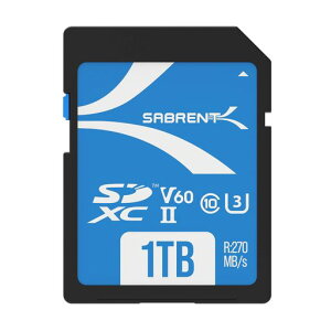 SABRENTSD�J�[�h1TB�ASD�J�[�hV60�A�������[�J�[�h�AUHS-II�������[�J�[�h�A270MB/�b�̍����]���A�L���m���A�x�m�t�C�����A�p�i�\�j�b�N�A�j�R���A���̑��̂�����UHS-II�J�����ƌ݊�������(SD-�c