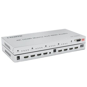 4KHDMI�}�g���b�N�X4X4�I�[�f�B�I���o��t��4K@60HzHDMI�}�g���b�N�X�X�C�b�`4x4HDMI2.0�}�g���b�N�X�X�C�b�`���[�X�v���b�^�[�Z���N�^�{�b�N�X�T�|�[�gHDRHDCP2.218GbpsEDID