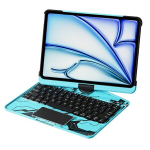 360�x��]iPadAir11�C���`(M4/M3/M2)/Air��5/4����10.9�C���`�p�̃L�[�{�[�h�P�[�X����iPadPro11�C���`��4/3/2/1����p�̃L�[�{�[�h�N���A7�F�o�b�N���C�g�t���g���b�N�p�b�h�t���܂肽����