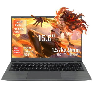 BINTEC15.6�C���`�m�[�g�p�\�R��/�C���e��N95/DDR512GB������/512GBNVMeSSD/�w��F��/8000mAh/200W�J����/1080P/Windows11Pro&office