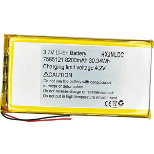 DC3.7V8200mah7565121�[�d�\���`�E���|���}�[�d�rforDIY3.7-5V�d�q���i�A����2���d�r����������
