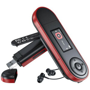 ODEJOI 64GB USB MP3�v���[���[ Bluetooth 5.3���� �f�W�^���I�[�f�B�I�v���[���[ �N���b�v�� ���^ ���y��28g