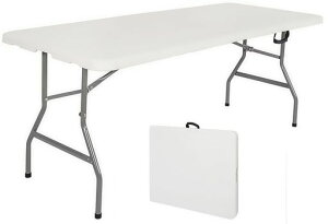 TUIYIDUO��Ƒ�܂肽���݃e�[�u�����[�N�e�[�u����150cmx���s70cmx����74.8cm�A�E�g�h�A�e�[�u���܂肽���ݍ�Ƒ�y�ʃ��W���[�e�[�u�������i��ƃX�y�[�X�p�����O�Ή�