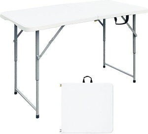 NIANTONG܂肽݃e[u[Ne[uȈՍƑƃe[u122cm3iKω׏d160kg@\AEghA|[^ue[uOLvK[fjO(122x60cm)