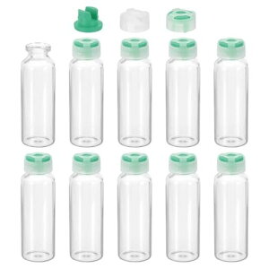 PATIKIL30ml�N���A�K���X�T���v���o�C�A��10����̏����ȉt�̃{�g�����b�N�L���b�v�Ǝ��ȏC���C���W�F�N�V�����|�[�g�t���G�b�Z���V�����I�C���T���v���A���}�Z���s�[�����o�C�A���g�c