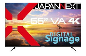 JAPANNEXT55C`^j^[4KUHD3840x2160𑜓xVAfBXvCfW^TCl[W(HDMI/Xs[J[/VESAΉ)JN-V55UHD-U