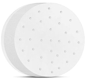 せいろシート100枚入り蒸籠シート円形使い捨て料理用クッキングシート中華セイロ用調理用紙蒸し器セイロ用紙(直径18cm)