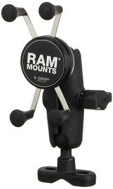 ラムマウントRAMMOUNTS【セット】XグリップスマートフォンホルダーセットU字クランプマウントアーム(M)X-Gripホルダー[1インチ]対応径φ12.7~31.75mmバイク自転車スマホ車載ホルダー