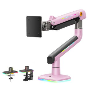 NB ERGONOMIC �yRGB���C�g�t���z��^���j�^�[�A�[�� ���� ���ω׏d2-20Kg �ő�60�C���`�܂őΉ� �E���g�����C�h�p�ȗp �Q�[�~���O���j�^�[�A�[�� �f�B�X�v���C�A�[�� �Ȗʃ��j�^�[ �@�B�X�v�c