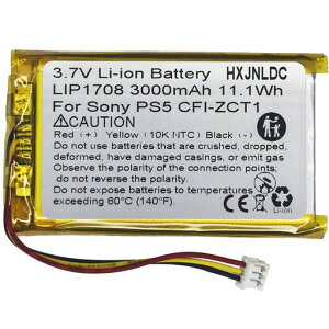 DC 3.7 V 3000 mAh LIP 1708�[�d�\���`�E���C�I���d�r for �\�j�[Playstation 5 Dualsense PS5���C�����X�R���g���[��CFI-ZCT1 WB U�o�b�e���p�b�N����
