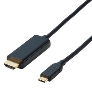 �G���R�� usb c �ϊ��P�[�u�� 1m Type-C to HDMI 4K(3840x2160px)/60Hz �}���`�f�B�X�v���C �~���[�����O �yiPhone MacBook iPad Android ���ɑΉ��z �u���b�N �yiPhone 16/16