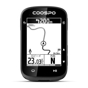 COOSPOCS500�T�C�N���R���s���[�^�T�C�R��GPS���ڎ��]�ԃi�r�Q�[�V�������[�h�o�C�N�p�X�s�[�h���[�^�[���x�v2.6�C���`����Bluetooth5.0&ANT+�P�C�f���X�X�s�[�h�Z���T�[&�p���[���[�^�[�Ή�