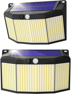 Sugarman�\�[���[���C�g���O�Z���T�[���C�g�\�[���[�l���Z���T�[576LED4�ʔ���3�m�\���[�h�����_�����z�����d�d�C��s�v�ȃG�lIP68�h���K�[�f�����C�g���z��led���C�g���O�E�H�[�����C�g�c