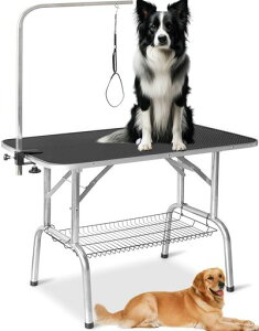 TUIYIDUO�g���~���O�e�[�u���܂肽���݃O���[�~���O�e�[�u�����116x60cm�ω׏d150kg����~�߃��~���O�y�b�g�p�V�����v�[�J�b�g�u���[�u���b�V���O�ܐ؂�o���J�����^�����^����^���ɑΉ��c