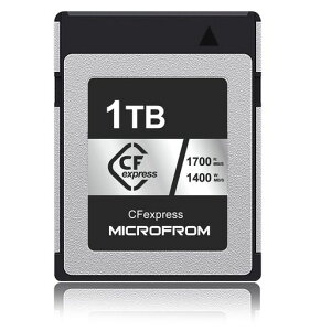 MICROFROMfW^[J[hyCFexpressTypeBz\ݑx1400MB/sǂݏox1700MB/s8KRAWL^Ή1TB