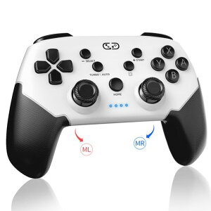 Switch/�X�C�b�`�R���g���[���[Sungaleswitch1/2�Ή��v���R�������A�ˋ@�\/�A�˃z�[���h�w�ʃ{�^���t���}�N���@�\Bluetooth5.0�����ڑ�6���W���C���Z���T�[