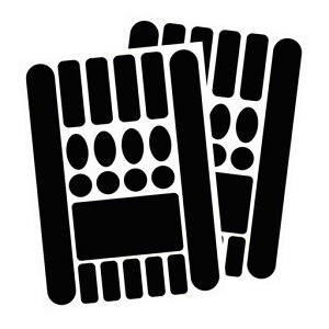 2pcs]ԃe[vXebJ[h~XebJ[t[یXebJ[یtBیV[}EeoCN`F[[hoCN܂肽ݎ]ԂɍœK(ubN)