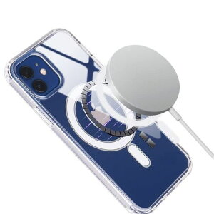 iPhone13Mini�P�[�X�n�C�u���b�h�P�[�XMagsafe�Ή����C�[�dMIL�K�i�Ռ��ی�X�g���b�v�z�[���t�������Y�ی�S�������C�����X�[�d�Ή����ςȂ��A�C�t�H��13Mini�p�J�o�[Clear
